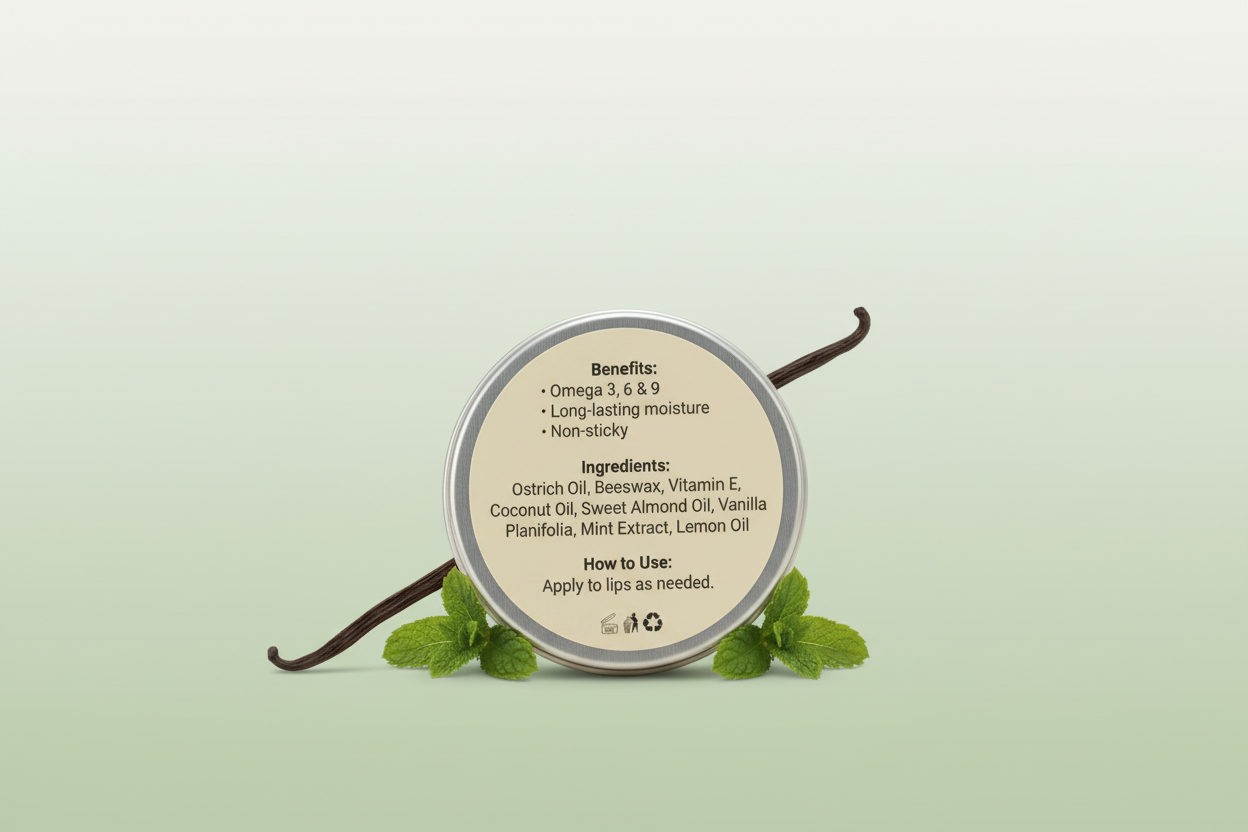 Ostrich Oil Lip Balm