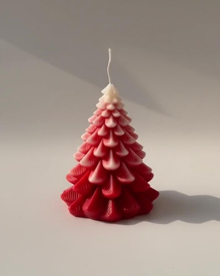 🎄 Christmas Candle Tree – Festive Scented Holiday Decor.