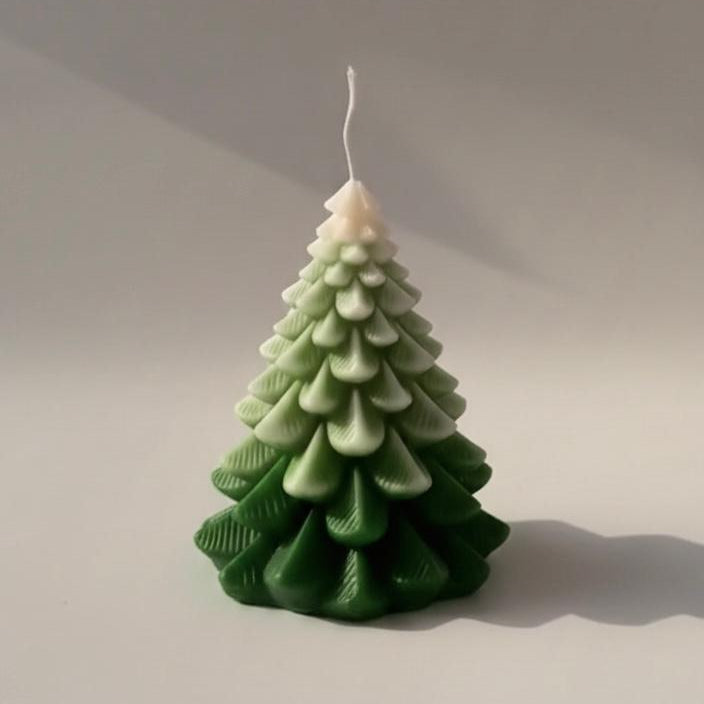 🎄 Christmas Candle Tree – Festive Scented Holiday Decor